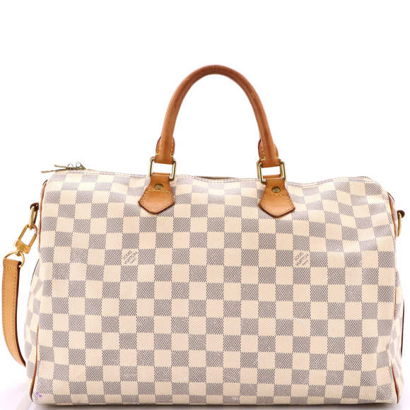Louis Vuitton 35 Speedy Bandouliere Bag Damier - Picture 1 of 6